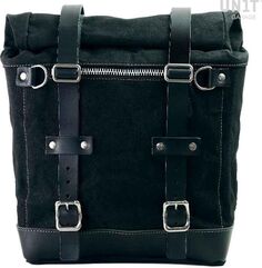 Unitgarage / ユニットガレージ Canvas Side Pannier Scram 22L-30L, Black/Black | U201-Black-Black