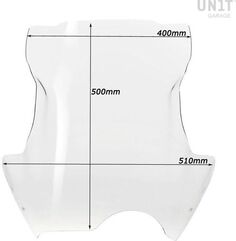 Unit Garage Touring Windshield R1150 GS ADV (1999-2004), Transparent | 1531-Transparent