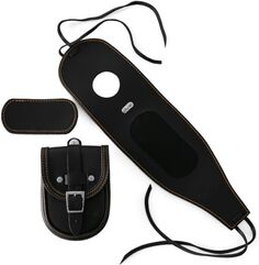 Ends Cuoio / エンズクオイオ バッグ Sportster（スポーツスター） スマートタンクバッグ - ブラックレザー - オークル（黄土色）ステッチ | SBSP.N.CTOC