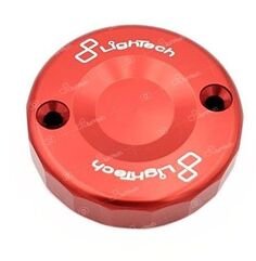 LighTech / ライテック Clutch/Brake Pump Reservoir Cover, Color: Red | FBC04ROS