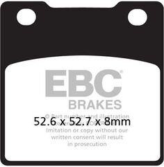 EBCブレーキ UK製 セミ-シンタリング Vパッド リア右側用 | FA161V