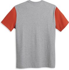 Harley-Davidson Tee-Knit, Colorblock-Design-Gray | 96053-23VM