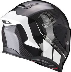 Scorpion / スコーピオン Exo フルフェイスヘルメット R1 Carbon Air Corpus 2 ホワイト | 10-330-55