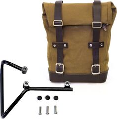 Unit Garage SIDE PANNIER CANVAS + SUBFRAME HUSQVARNA SVARTPILEN 701, Beige-Brown | U001-3002-Beige-Brown