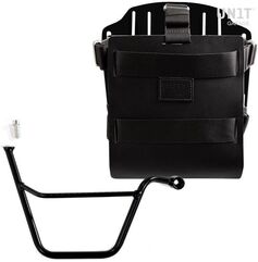 Unitgarage / ユニットガレージ Carrying system in aluminum with adjustable leather front, Quick Release System and frame (2001-2016), Black/Black | U085+U000+1005DX-Black-Black