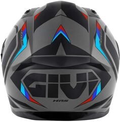 GIVI / ジビ Full face helmet 50.8 MACH1 Matte Grey/Black/Red, Size 54/XS | H508FMHGR54