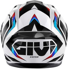 GIVI / ジビ Full face helmet 50.8 MACH1 White/Black/Red, Size 61/XL | H508FMHWR61