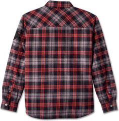 Harley-Davidson Shirt-Woven, Russet Brown Plaid | 96080-24VM