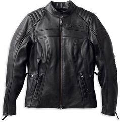 Harley-Davidson Heather Avenue Triple Vent System Leather Jacket For Women, Black | 98004-22VW