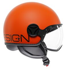 MOMO DESIGN / モモ デザイン ヘルメット FGTR CLASSIC 欧州E2206認証, モノマット オレンジ/ブラック | 21184A7001018