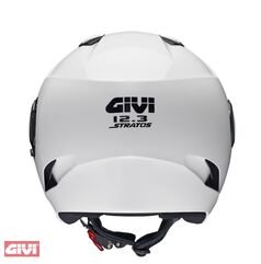 Givi / ジビ Hps 12.3 Stratos Demiジェット ヘルメット ホワイト サイズ 58/M | H123BB91058