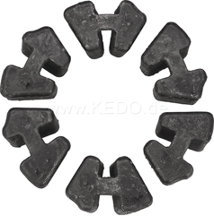 Kedo Rear Sprocket Cush Drive Rubber, Set of 6, Complete | 21126-6