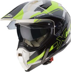 Caberg (カバーグ) XTRACE SPARK フルフェイス ヘルメット ホワイト/アンスラサイト/イエローフルオ
