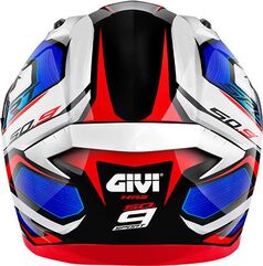 GIVI / ジビ 50.9 ATOMIC, White / Blue / Red, Size L | H509FATLR60