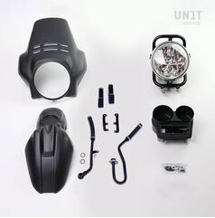 Unitgarage / ユニットガレージ Kit front headlight PRO FENOUIL R850GS - R1100GS, Matt Black | 1581-Matt-Black