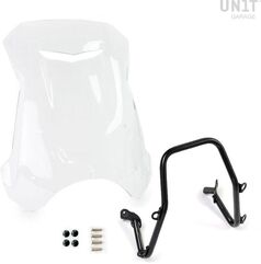 Unit Garage Windshield with GPS support for Triumph Trident 660, Transparent | 3503-Transparent