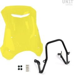 Unit Garage Windshield with GPS support for Triumph Trident 660, Yellow | 3503-Yellow