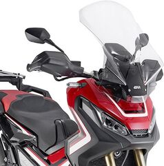 GIVI / ジビ Windscreen for Honda X-ADV, color clear, dim. HxW 65x40 cm, 13 cm higher than oe | D1156ST