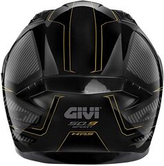 GIVI / ジビ Full face helmet 50.9 ENIGMA Black/Titanium/Gold, Size 61/XL | H509FNGBD63