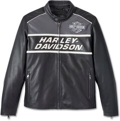 Harley-Davidson Men'S Factory Leather Jacket, Black Beauty | 97000-24VM