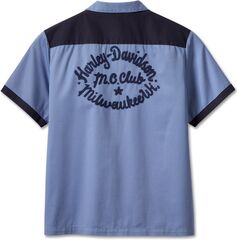 Harley-Davidson Shirt-Woven, Colonial Blue | 96619-23VM