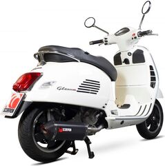 Scorpion / スコーピオンエキゾースト Serket フルシステム ブラックセラミックコーティングスリーブ eマーク Vespa Vespa GTS 125 2009 - 201 | RVE211BCER