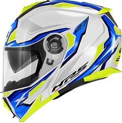 GIVI / ジビ X.27 SECTOR, White / Blue / Yellow, Size S | HX27FSEWY56