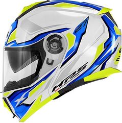 GIVI / ジビ X.27 SECTOR, White / Blue / Yellow, Size XL | HX27FSEWY61