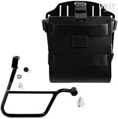 Unitgarage / ユニットガレージ Carrying system in aluminum with adjustable leather front, Quick Release System and frame (2016 until now), Black/Black | U085+U000+1011DX-Black-Black