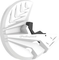 POLISPORT DISC AND BOTTOM FORK PROTECTION WHITE | 8151100002
