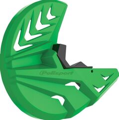 POLISPORT DISC AND BOTTOM FORK PROTECTION GREEN | 8151100003