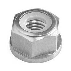 LighTech / ライテック Ergal Self Locking Nut M10 X 1,25 H=10, Color: Silver | 0012M10125SIL
