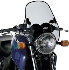 GIVI / ジビ Universal screen with 2 point handlebar, smoked 37,7x44 cm | A603