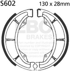 EBCブレーキ Plain モーターサイクル リプレイスメント ブレーキシューズ リア左側用 | S602