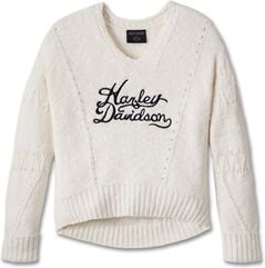 Harley-Davidson Sweater-Knit, Cloud Dancer | 96253-24VW