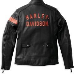 Harley-Davidson Women'S Hwy-100 Waterproof Leather Jacket, Black | 98005-22EW