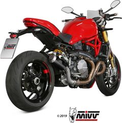 MIVV / ミヴ SPORT M3 SLIP-ON Muffler CARBON for DUCATI MONSTER 1200 2017 NOT approved | D.041.SM3C