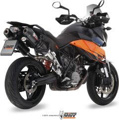 MIVV / ミヴOVAL スリップ オン カーボン　カーボンキャップ付属 for KTM 990 SUPERMOTO SMT (2009 - ) | KT.013.L3C