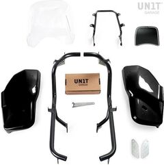 Unitgarage / ユニットガレージ Kit Dual-Scrambler Triumph 1200XC & XE, Gloss Black | 3102-Gloss-Black