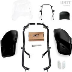 Unitgarage / ユニットガレージ Kit Dual-Scrambler Triumph 1200XC & XE, Matt black | 3102-Matt-black