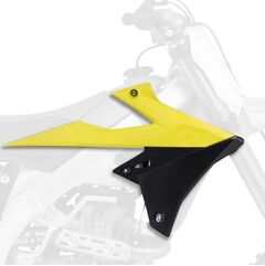 POLISPORT RADIATOR COVERS YELLOW/BLACK | 8421100001