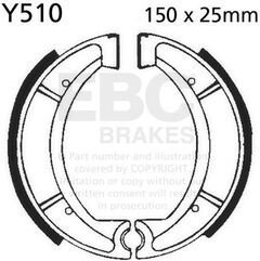 EBCブレーキ Plain モーターサイクル リプレイスメント ブレーキシューズ リア左側用 | Y510