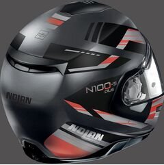 Nolan / ノーラン フリップアップ ヘルメット N100-5 P ILLUVIUM N-C, Grey Red