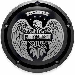 Harley-Davidson Kit,Cvr/Slg,Cl,Graphic Eagle, Black | 25701551