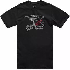 Alpinestars / アルパインスターズ MX ヘルメット CSF Tシャツ ブラック | 1214-73116-10