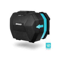 SHAD SH38X Carbon Expandible Side Cases Set | D0B38106