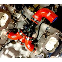 Samco Sport / サムコスポーツ シリコンラジエータークーラントホースキット レッド Ducati Streetfighter（ストリートファイター） V4 / V4S 2020 - 2025 8 ピース | DUC-39-RD