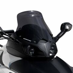Ermax / アルマックス high protection windshield for SPYDER RS/RSS 990 2008-2012 satin black | 012947001