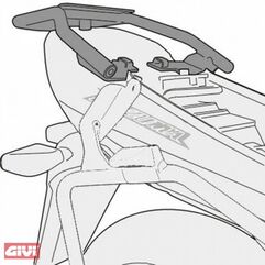 GIVI / ジビ トップケースラック ブラック MONOLOCKスーツケース用 | SR3103