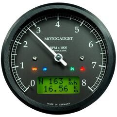 Motogadget / モトガジェット クロノクラシック 8000 (グリーンLCD) ブラック | 2004048